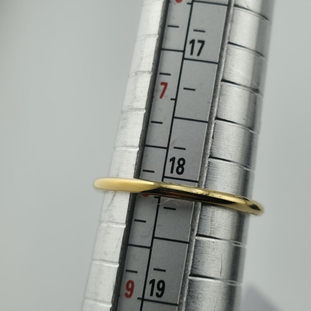 Avon 14K Gold Plated Over 925 Sterling Silver Swarovski Cz Peak Ring Size 8 New - Picture 12 of 16